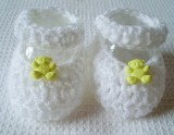 White + Lemon Teddy Shoes 