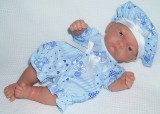 Teddy Printed Romper Suit + Hat 