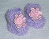 Lilac Bootees 