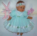 Mint Floral Dress + Headband 