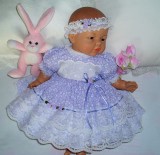 Lilac Floral Dress + Headband 