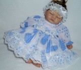 Blue Heart Dress + Headband  