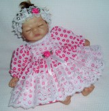 Cerise Floral Dress + Headband  