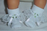 White Frilly Socks
