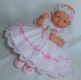 Pink Floral Dress + Headband 