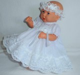 White Spot Dress + Headband 