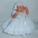 White Dress + Mop Cap