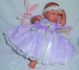 Lilac + Ivory Dress + Head band 