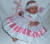 Rose Lacy Dress + Head band 