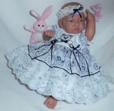 Lacy Navy Dress + Head band 