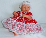 Red Spot Dress + Head band