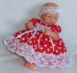 Red Spot Dress + Headband 