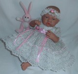 Ivory Floral Dress + Head Band 