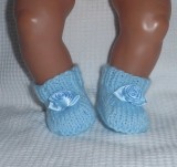 Blue Bootees 