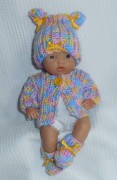 Jacket Hat + Bootees