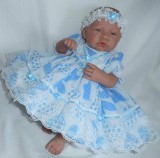 Blue Heart Dress + Headband